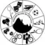 Club logo football club Cherveux Ar