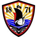 Club logo football club Ménilmontant FC 1871