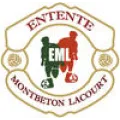 Club logo football club Montbeton Lacourt