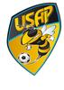Club logo football club Arnage Pontlieue Us uit Arnage en Ecommoy en Spay