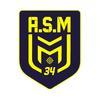 Club logo football club AS Mediterranee 34 uit Valras Plage en Cers en Serignan en Servian en Villeneuve Les Beziers