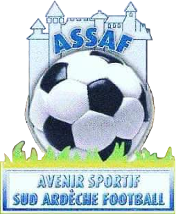 Historic club logo football club AS Sud Ardèche Football