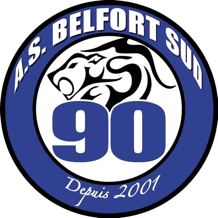 Historisch clublogo voetbalvereniging AS Belfort Sud