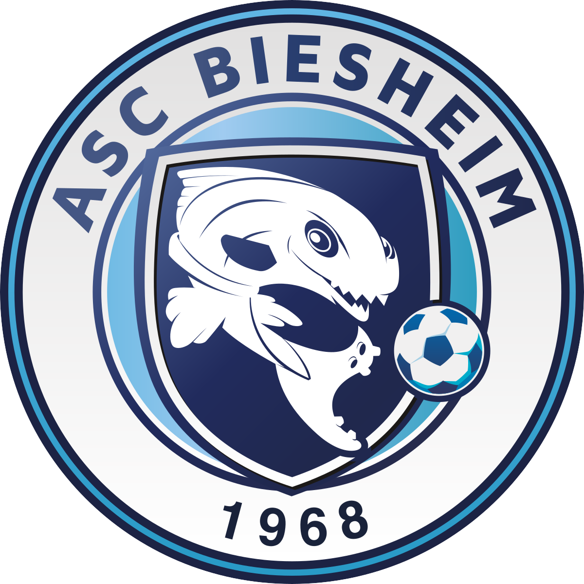 Logo historique du club de football ASC Biesheim