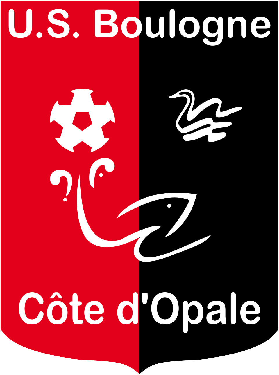 Historisch clublogo voetbalvereniging US Boulogne