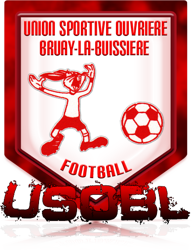 Historic club logo football club USO Bruay-la-Buissière