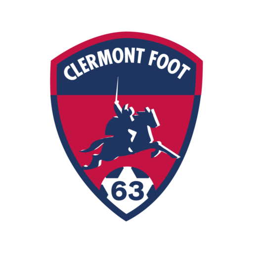 Logo du club de football Clermont Foot 63 uit Clermont Ferrand en Aubiere