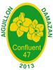 Logo du club de football Confluent Foot 47 uit Damazan en Aiguillon
