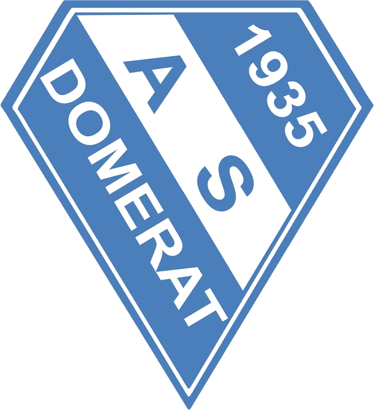 Historisch clublogo voetbalvereniging AS Domérat