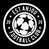 Clublogo voetbalvereniging Est Anjou Fc uit Longue Jumelles en Blou en Les Bois D Anjou