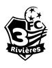Clublogo voetbalvereniging Fc 3 Rivieres uit Agneaux en Canisy en St Gilles en St Lo en Bourgvallees