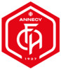 Clublogo voetbalvereniging Fc D'annecy uit Annecy en Cran Gevrier en Meythet en Seynod