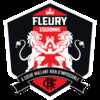 Club logo football club Fc Fleury 91 uit Fleury Merogis en Bondoufle en St Michel Sur Orge