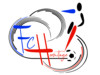 Logo du club de football Fc Hermitage uit Chanos Curson en Beaumont Monteux en Chateauneuf Sur Isere