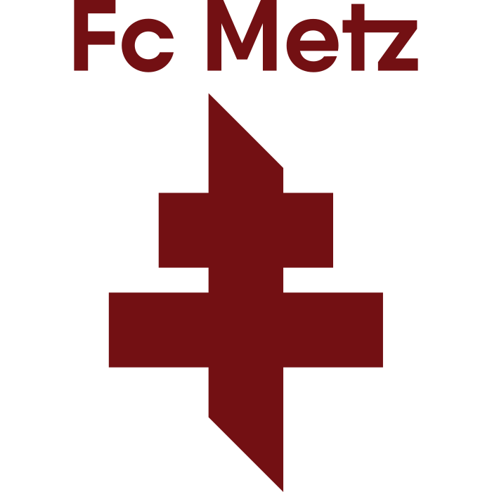 Clublogo voetbalvereniging Fc Metz uit Longeville Les Metz en Algrange en Marly en Metz en Montigny Les Metz en Thionville