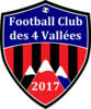 Club logo football club F.c. Quatre Vallees uit St Martin Valmeroux en St Cernin