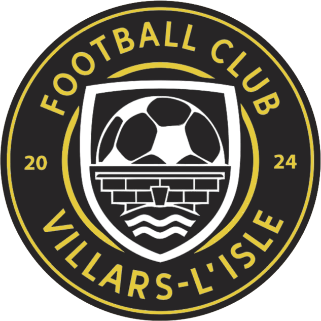 Historic club logo football club FC Villars-L'Isle