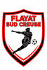 Club logo football club Flayat Sc uit Flayat en Crocq