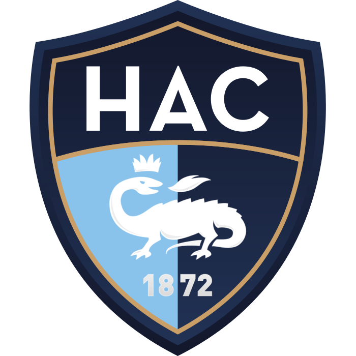 Logo du club de football Havre Ac uit Le Havre en Gonfreville L Orcher en Gonneville La Mallet en Yvetot