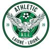 Club logo football club Laigné Loigné Athle uit La Roche Neuville en Aze en Laigné en Quelaines St Gault