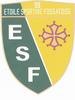 Logo du club de football Le Fossat Es uit Le Fossat en Lezat Sur Leze
