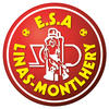 Club logo football club Linas Montlhery Esa uit Montlhery en Linas