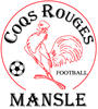 Logo du club de football Mansle Coqs Rouges uit Mansle en Anais en Aunac en St Angeau en Verteuil Sur Charente