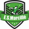 Club logo football club Marcillé Chapelle Es uit Marcille La Ville
