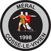 Club logo football club Méral Cossé Us uit Cosse Le Vivien en Meral en St Aignan Sur Roe en La Selle Craonnaise