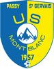 Club logo football club Mont Blanc Passy Us. uit Passy en St Gervais Les Bains