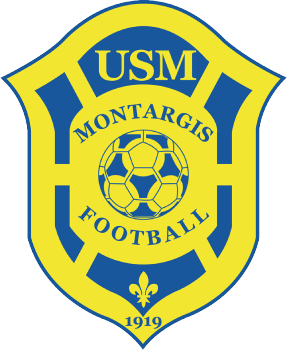 Historisch clublogo voetbalvereniging USM Montargis
