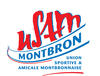 Clublogo voetbalvereniging Montbron Usa uit Montbron en Chazelles en Feuillade en Javerlhac Et La Chap