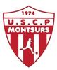 Clublogo voetbalvereniging Montsurs Uscp uit Montsurs en Bree en Martigne Sur Mayenne en Neau en Soulge Sur Ouette