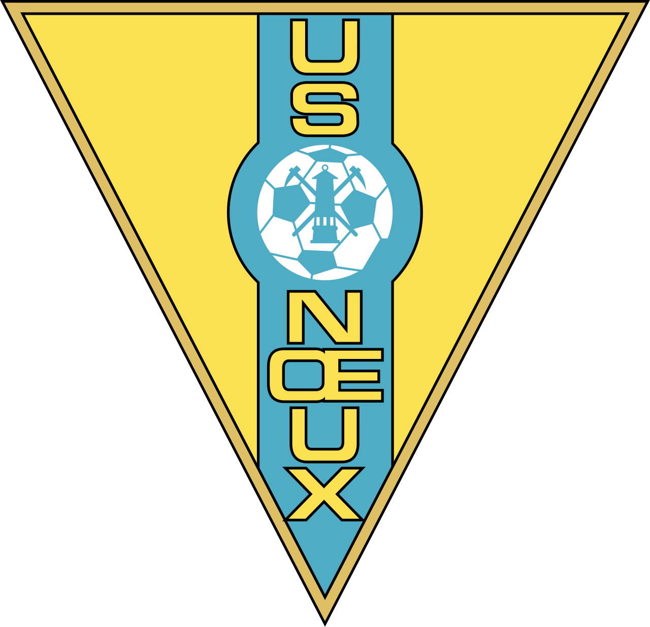 Historisch clublogo voetbalvereniging US Nœux-les-Mines