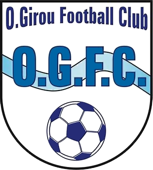 Historic club logo football club Olympique Girou FC