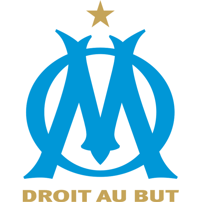 Club logo football club Olympique Marseille uit Marseille en Martigues en Trets
