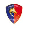 Clublogo voetbalvereniging Saintes Football Es uit Saintes en Segonzac en Fontcouverte en Gemozac