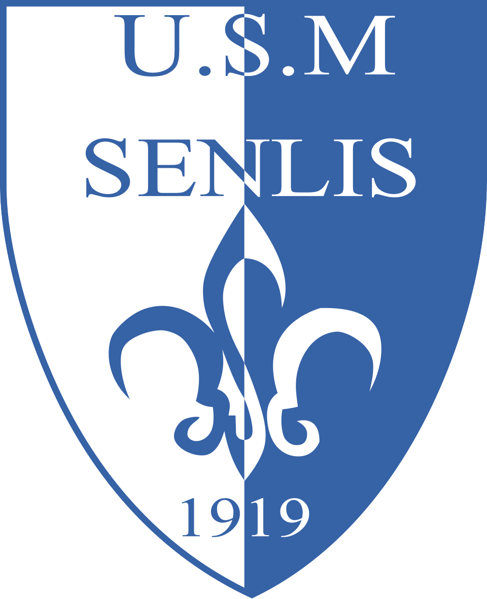 Historisch clublogo voetbalvereniging USM Senlis