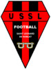 Club logo football club St Leonard De Noblat uit St Leonard De Noblat en Bujaleuf en Chateauponsac en Eyjeaux en Moissannes en Royeres en St Just Le Martel