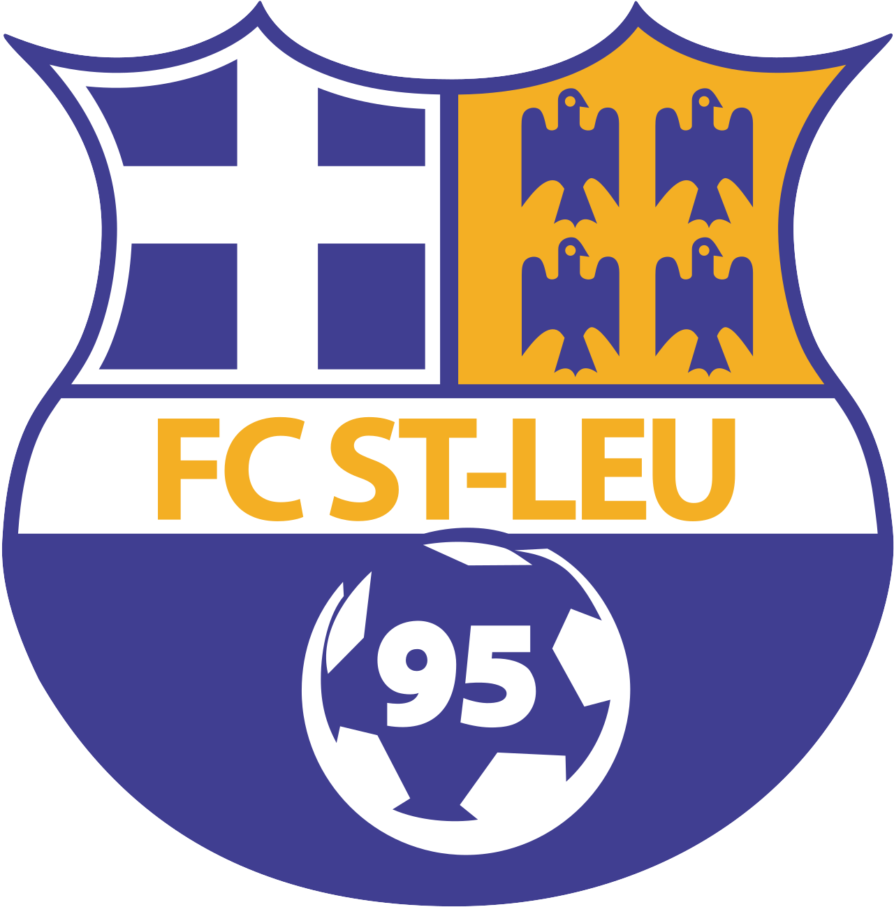 Historic club logo football club FC Saint-Leu 95