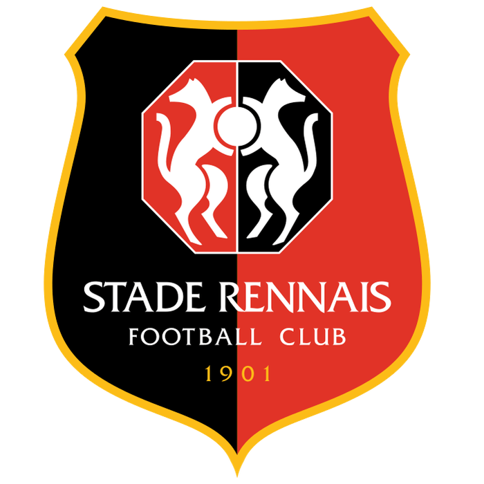 Club logo football club Stade Rennais Fc uit Rennes