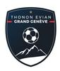 Club logo football club Thonon Evian Gg Fc uit Thonon Les Bains en Ambilly en Evian Les Bains en St Julien En Genevois en Ville La Grand