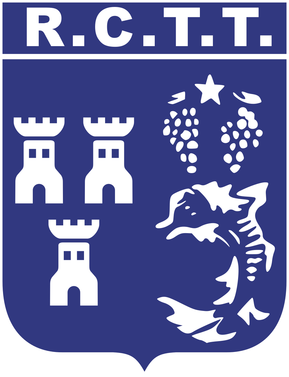 Historic club logo football club RC Tournon Tain
