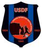 Logo du club de football Us Des Falaises uit Les Loges en Bordeaux St Clair en Epreville