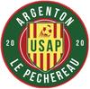 Club logo football club U.s.a.p. uit Argenton Sur Creuse en Le Pechereau en St Gaultier
