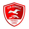 Logo du club de football Usm Donville uit Donville Les Bains en Granville