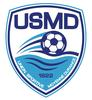 Logo du club de football Usmd uit Les Mees en Chateau Arnoux St Auban en Malijai en Peyruis