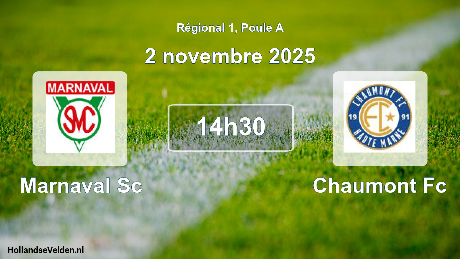 Scheduled Match: Marnaval Sc - Chaumont Fc (2 November 2025)