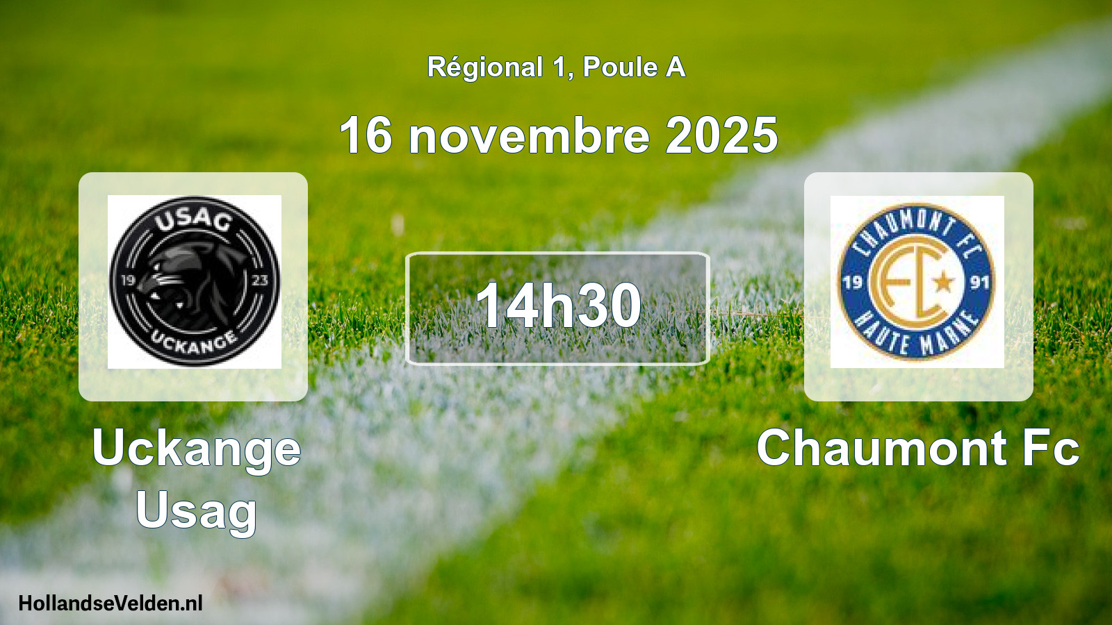 Geplande wedstrijd: Uckange Usag - Chaumont Fc (16 novembre 2025)