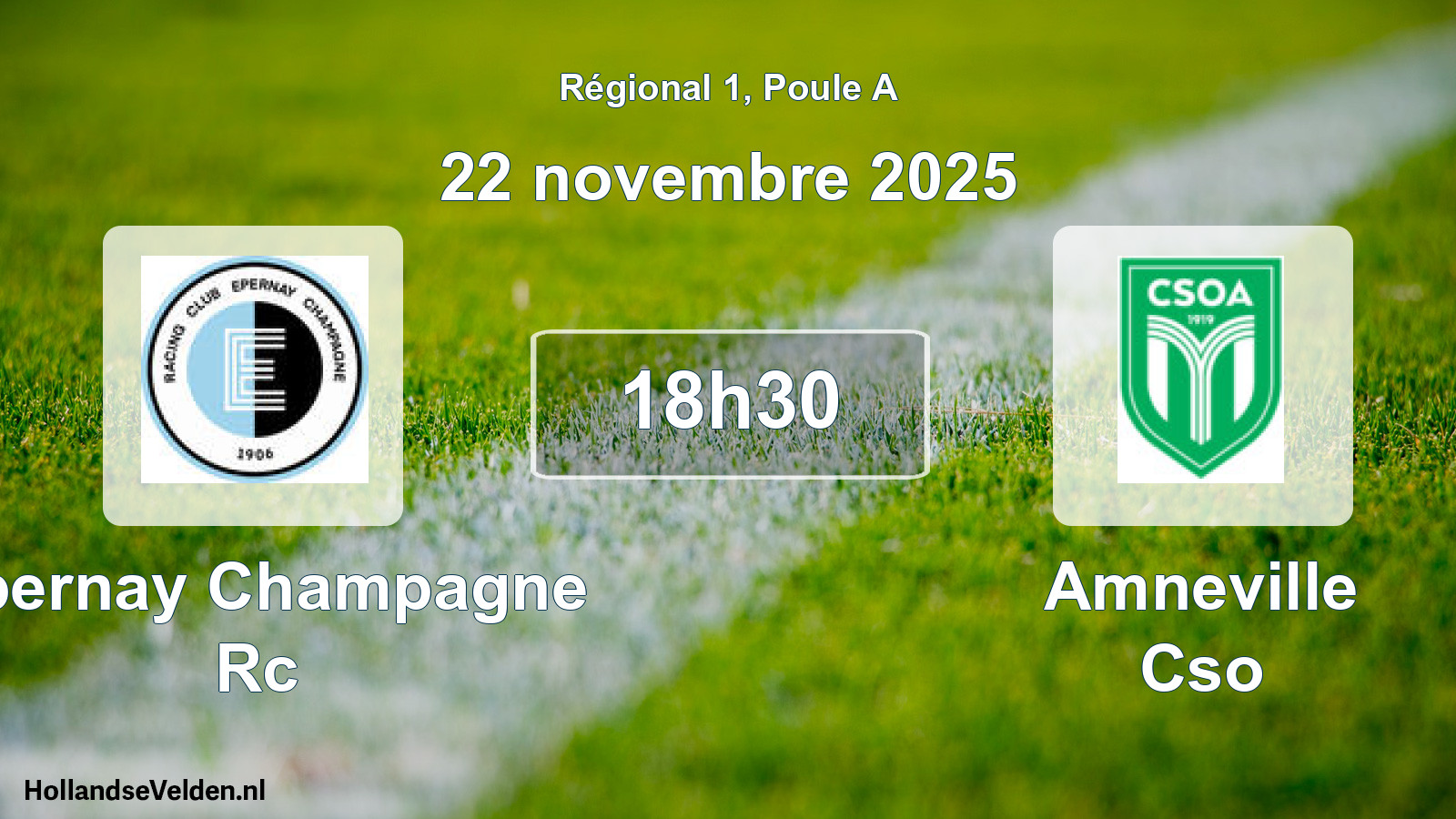 Geplande wedstrijd: Epernay Champagne Rc - Amneville Cso (22 novembre 2025)